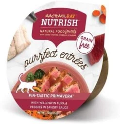 Rachael Ray Nutrish Purrfect Entrees Grain Free Natural Wet Cat Food With Yellowfin Tuna & Veggies, 2 Ounce -Zoo Shop 41kpGRETXXL. AC