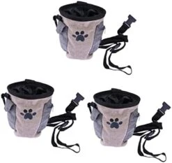 Mipcase Dog Treat Pouch 3pcs Pouch Hands Carries Draw Bag Red Toys Treat Training Pet Free Waist Poop Food Dog Dog Treat Bag -Zoo Shop 41ky28q84OL. AC