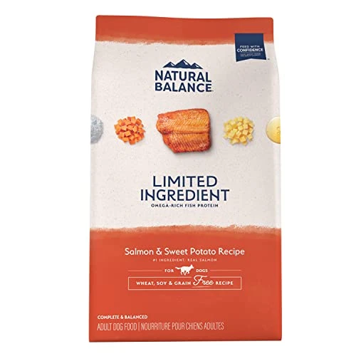 Natural Balance Limited Ingredient Adult Grain-Free Dry Dog Food, Salmon & Sweet Potato Recipe, 4 Pound (Pack Of 1) 3 Natural Balance Limited Ingredient Adult Grain-Free Dry Dog Food, Salmon & Sweet Potato Recipe, 4 Pound (Pack Of 1)