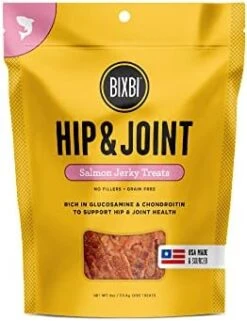 BIXBI Hip & Joint Support Beef Liver Jerky Dog Treats, 12 Oz - USA Made Grain Free Dog Treats - Glucosamine, Chondroitin For Dogs - High In Protein, Antioxidant Rich, Whole Food Nutrition, No Fillers -Zoo Shop 41l1nD3pTsL. AC