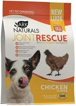 Ark Naturals Joint Rescue Dog Chew, Beef Flavor, Joint Supplement With Glucosamine & Chondroitin, 1 Pack -Zoo Shop 41l5pD7693L. AC