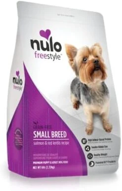 Nulo Freestyle Small Breed Dog Food, Premium Adult And Puppy Grain-Free Dry Smaller Sized Kibble Food, With BC30 Probiotic For Healthy Digestion Support 19 Nulo Freestyle Small Breed Dog Food, Premium Adult And Puppy Grain-Free Dry Smaller Sized Kibble Food, With BC30 Probiotic For Healthy Digestion Support -Zoo Shop 41lCx2MZPeL. AC