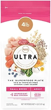 NUTRO ULTRA Adult Small Breed High Protein Natural Dry Dog Food With A Trio Of Proteins From Chicken, Lamb And Salmon, 4 Lb. Bag 11 NUTRO ULTRA Adult Small Breed High Protein Natural Dry Dog Food With A Trio Of Proteins From Chicken, Lamb And Salmon, 4 Lb. Bag - Image 9