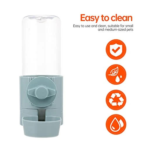 Rabbit Food Auto Feeder Hanging Automatic Water Feeder Dog Water Bottle Automatic Pet Water Bottle For Bird Hamster Guinea Pigs Chinchilla Parrot Sky- Blue Rabbit Water Bowl Parakeet Food 8 Rabbit Food Auto Feeder Hanging Automatic Water Feeder Dog Water Bottle Automatic Pet Water Bottle For Bird Hamster Guinea Pigs Chinchilla Parrot Sky- Blue Rabbit Water Bowl Parakeet Food - Image 6