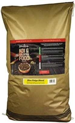 Blue Ridge Fish Food [2LB], Mini And 3/16" Floating Pellet, Koi And Goldfish Growth Formula Blend -Zoo Shop 41lX mmtpBL. AC