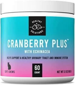 Cranberry Chews For Dogs - UTI, Bladder, Kidney, & Urinary Tract Support - Dog Health Supplements Contain Cranberry Extract, Echinacea, Vitamin C, And Astragalus Root - 60 Soft Treats -Zoo Shop 41lbRSC6q3L. AC