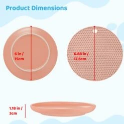 Dorakitten Ceramic Cat Food Dish: Cat Wet Food Bowls Cat Feeding Wide Bowls To Stress Relief Of Whisker Small Plates, Shallow Bowls For Kittens And Small Animals With Non-Slip Mat -Zoo Shop 41ld8AwouhL