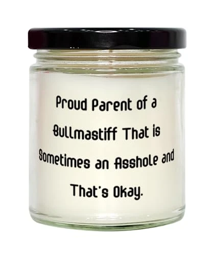 GENERIC Surprise Bullmastiff Dog Scent Candle, Proud Parent Of A Bullmastiff, Special Gifts For Friends From Friends, Birthday Gifts, Bullmastiff Dog Love Gifts Toys, Treats, Food, Bowls, Leashes, Collars, 3 GENERIC Surprise Bullmastiff Dog Scent Candle, Proud Parent Of A Bullmastiff, Special Gifts For Friends From Friends, Birthday Gifts, Bullmastiff Dog Love Gifts Toys, Treats, Food, Bowls, Leashes, Collars,