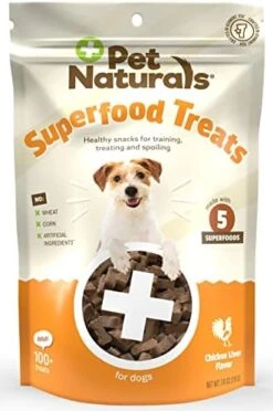 Pet Naturals Superfood Dog Treats With Blueberry And Kale - No Corn, Wheat Or Artificial Ingredients - Healthy Snacks For Good Behavior And Training -Zoo Shop 41lustmxzwL. AC