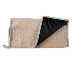 Lopeceal Washable Ice Dog Pad With Hook Design, Exquisite Non-Slip Super Absorbent Pet Pad - Breathable Quick Dry And Soft Polyester, 4, Excellent Pet Mat Green 2XL