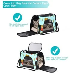 Pet Carrier Fast Food French Fries Potato Chips Soft-Sided Pet Travel Carriers For Cats,Dogs Puppy Comfort Portable Foldable Pet Bag Airline Approved 21 Pet Carrier Fast Food French Fries Potato Chips Soft-Sided Pet Travel Carriers For Cats,Dogs Puppy Comfort Portable Foldable Pet Bag Airline Approved -Zoo Shop 41mBGlU797L