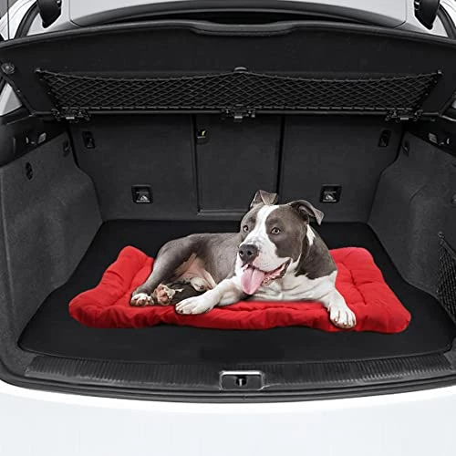 Portable Travel Dog Mat Outdoor Dog Bed Waterproof Camping Pet Pad With Carry Handle Large Dog Bed (X-Large,Red) 4 Portable Travel Dog Mat Outdoor Dog Bed Waterproof Camping Pet Pad With Carry Handle Large Dog Bed (X-Large,Red) - Image 2