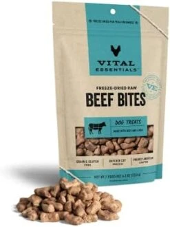 Vital Essentials Freeze Dried Dog Treats, Raw Chicken Hearts Treats For Dogs 3.75 Oz -Zoo Shop 41mJaSHIhUL. AC