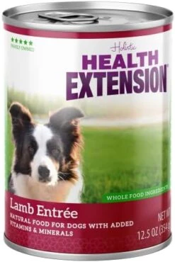 Health Extension Wet Dog Food Canned, Gluten & Grain-Free, Natural Food For All Dogs With Added Vitamins & Mineral, Duck Entree (12.5 Oz / 374 G) (Pack Of 12) -Zoo Shop 41mT8tPm4L. AC