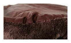 YangYan Soft Pet Bed Cats Dogs Bed House Winter Warm Sleeping Cats Nest Plush Puppy Cushion Mat Portable Pet Cat Supplies Bed For Cats (Color : Brown, Size : 50x40cm) -Zoo Shop 41mZkaJ7LfL