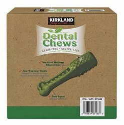 Kirkland Signature Dental Chews Plus Glucosamine & Omega 3 & 6 Fatty Acids, Chicken Flavored -Zoo Shop 41maGpHe4tS
