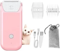 LEMULEGU Extra Safe High Speed Powerful Waterproof Mini Electric Pet Hair Grooming Trimmer Kits Rechargeable Cordless Hair Clippers For Cats And Dogs LGL100 Blue -Zoo Shop 41mcO6HI5XL. AC