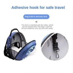 LEFEDA Backpack For Dog Carrier Pet Travel Dog Cat Transport Bag Transparent Capsule Breathable Hiking Portable Dog Backpack Pet Backpack Carrier (Color : Ivory Yellow, Size : 20x32x42cm) -Zoo Shop 41mk1jvE3VL