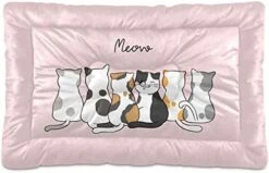 Poeticcity Seamless Colorful Japanese Food On White Dog Cat Bed Mat, Soft Crate Pad Mattress Cushion For Small Medium Pets, Anti Slip Sleeping Kennel Mat Washable & Dry 24x18 Inch -Zoo Shop 41mxRnkGs6L. AC