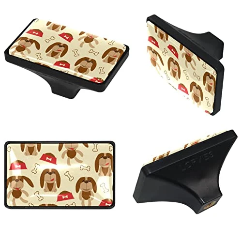 GENERIC 4 Pack Rectangular Handle Lovely Little Dog Bone Dog Food Cabinet Knobs Drawer Pulls 4 GENERIC 4 Pack Rectangular Handle Lovely Little Dog Bone Dog Food Cabinet Knobs Drawer Pulls - Image 2