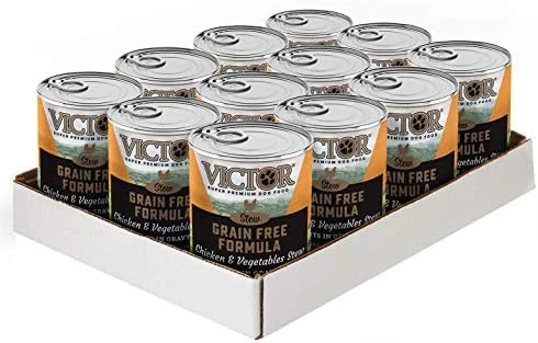 Victor Super Premium Dog Food – Grain Free Stew – Chicken And Vegetables Stew Cuts In Gravy – Canned Wet Adult Dog And Puppy Food - All Breed Sizes, 12 X 13.2 Oz Cans 8 Victor Super Premium Dog Food – Grain Free Stew – Chicken And Vegetables Stew Cuts In Gravy – Canned Wet Adult Dog And Puppy Food - All Breed Sizes, 12 X 13.2 Oz Cans - Image 6
