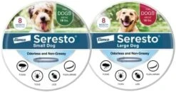 Seresto Large Dog Vet-Recommended Flea & Tick Treatment & Prevention Collar For Dogs Over 18 Lbs. | 8 Months Protection -Zoo Shop 41nNl5s7t3L. AC