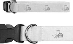 Small 'Fast Food' Dog Collar (PR00032645) -Zoo Shop 41nXbzg6OuL. AC
