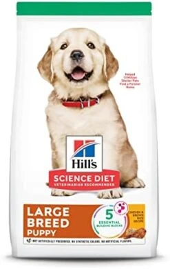 Hill's Science Diet Puppy Large Breed Chicken Meal & Brown Rice Recipe Dry Dog Food, 27.5 Lb. Bag -Zoo Shop 41npnjaGTFL. AC