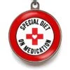 Wag-A-Tude Tags Special Diet On Medication Pet ID Tag - Pet Tag For Dogs On Special Diet And Medication (Large) -Zoo Shop 41oRn3kycYL