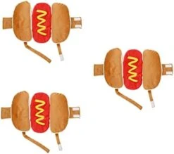 2 Pcs Pet Transformation Costume Food Decor Cosplay Costumes Halloween Decor Hotdog Pet Costume Dog Costume Cat Outfits Pet Role Play Clothes Warm Pet Clothes Delicate Pet Costume -Zoo Shop 41oWy0cneL. AC