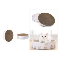 Yliping Cat Scratching Plate Claws Corrugated Paper Cat Litter Wear Cat Claw Board Cat Supplies Cat Toys (Size : B(L)) -Zoo Shop 41p3cGLwhzL