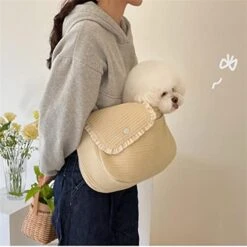 LEFEDA Comfortable Cat Carriers Dog Accessories For Small Dogs Dog Stuff Dog Carriers Warm Dog Bag Washable Pet Handbag Pet Backpack Carrier (Color : 1) -Zoo Shop 41pD7EYqToL
