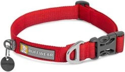 Ruffwear, Front Range Dog Collar, Durable And Comfortable Collar For Everyday Use, Aurora Teal, 11"-14" -Zoo Shop 41pSoy26GbL. AC