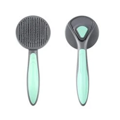 YangYan Pet Cat Stainless Stell Hair Remover Cat BrushCombs Dog Grooming Brush Quality Slicker Brush For Cats Pet Groomer Supplies (Color : Gray) -Zoo Shop 41pU6tNpFbL