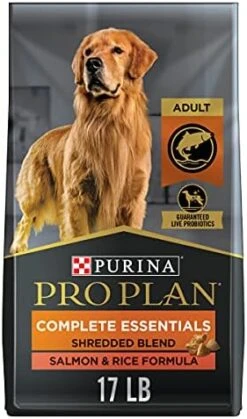 Purina Pro Plan High Protein Dog Food With Probiotics For Dogs, Shredded Blend Salmon & Rice Formula - 5 Lb. Bag -Zoo Shop 41pdQKUgbhS. AC 1
