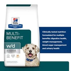 Hill's Prescription Diet W/d Multi-Benefit Digestive/Weight/Glucose/Urinary Management Chicken Flavor Dry Dog Food, Veterinary Diet, 27.5 Lb. Bag 12 Hill's Prescription Diet W/d Multi-Benefit Digestive/Weight/Glucose/Urinary Management Chicken Flavor Dry Dog Food, Veterinary Diet, 27.5 Lb. Bag -Zoo Shop 41pdq9RPNTL