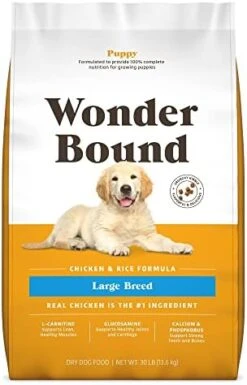 Amazon Brand - Wonder Bound Large Breed, Adult Dry Dog Food, Chicken & Rice, 30 Pound Bag 17 Amazon Brand - Wonder Bound Large Breed, Adult Dry Dog Food, Chicken & Rice, 30 Pound Bag -Zoo Shop 41pr0udmGRL. AC