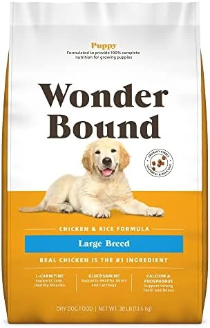 Amazon Brand - Wonder Bound Large Breed, Adult Dry Dog Food, Chicken & Rice, 30 Pound Bag 10 Amazon Brand - Wonder Bound Large Breed, Adult Dry Dog Food, Chicken & Rice, 30 Pound Bag - Image 8