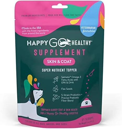 Happy Go Healthy Gut Health Supplements For Dogs | Prebiotic & Probiotic Food Topper With Ginger Root, Icelandic Seaweed, And Organic Kelp | All Breeds And Sizes | 60 Count 10 Happy Go Healthy Gut Health Supplements For Dogs | Prebiotic & Probiotic Food Topper With Ginger Root, Icelandic Seaweed, And Organic Kelp | All Breeds And Sizes | 60 Count - Image 8