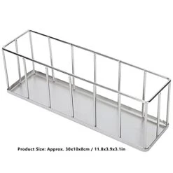 Tortoise Feeder, No Peculiar Smell Separated Hygienic Safe Reptile Feeding Tray For Feeding Animal For Most People(Silver)