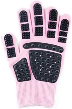 YangYan Silicone Pet Dog Brush Glove Deshedding Gentle Efficient Pet Grooming Glove Dog Bath Cat Cleaning Supplies Pet Glove Hair Remove (Color : Blue, Size : Left Hand) -Zoo Shop 41qL5ipZ23L. AC