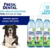Naturel Promise Fresh Dental Water Additive - Dental Health Solution For Dogs Plus Hip & Joint - Freshens Breath Up To 12 Hours - No Brushing Required -Glucosamine Helps Hips & Joints-18 Fl Oz, 3 Pack -Zoo Shop 41qThXWS1VL