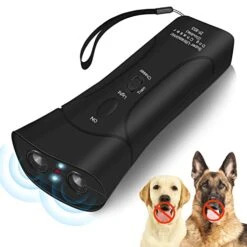 Anti Barking Device, 3 Mode Upgraded Dual Sensor Dog Barking Control Devices, 33Ft Ultrasonic Dog Barking Deterrent Pet Behavior Training Tool For Almost Dogs Indoor Outdoor