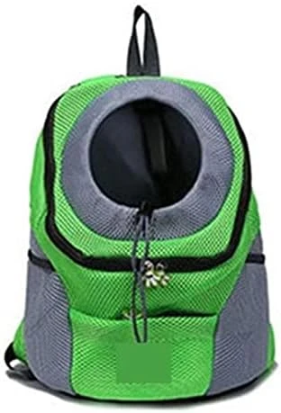 LEFEDA Out Double Shoulder Portable Travel Backpack Outdoor Pet Dog Carrier Bag Pet Dog Front Bag Mesh Backpack Head Pet Supplies Pet Backpack Carrier (Color : Green) 5 LEFEDA Out Double Shoulder Portable Travel Backpack Outdoor Pet Dog Carrier Bag Pet Dog Front Bag Mesh Backpack Head Pet Supplies Pet Backpack Carrier (Color : Green) - Image 3