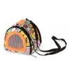 ShiningLove Portable Hamster Cage With Zipper And Strap Small Animal Pet Nest Chinchilla Cage Carrier Nest For Hedgehog Squirrel Guinea Pig Outing Backpack Breathable And Safe Dynamic Food