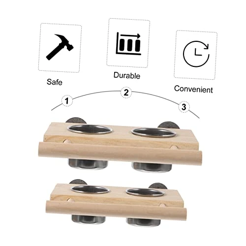 EVANEM 2pcs Bird Toy Bird Accessories Hamster Accessories Hanging Parrot Bowl Bird Cage Plastic Cup Water Bird Cup Parrot Water Cup Pet Feeder Parrot Food Cups To Feed Water Cup Wood 7 EVANEM 2pcs Bird Toy Bird Accessories Hamster Accessories Hanging Parrot Bowl Bird Cage Plastic Cup Water Bird Cup Parrot Water Cup Pet Feeder Parrot Food Cups To Feed Water Cup Wood - Image 5