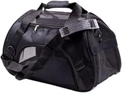 LEFEDA Pet Carrier Cat Portable Breathable Foldable Bag Cat Dog Carrying For Small Dog Outgoing Travel Pets Handbag With Shoulder Strap Pet Backpack Carrier (Color : Blue, Size : 47x26x25 (pet 4kg) -Zoo Shop 41qpV39jYCL. AC 2