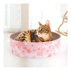 YangYan Cat Toy Large Bowl-Shaped Cat Bed Cat Sofa Customized Corrugated Paper Cat Scratch Board Pet Supplies (Color : A, Size : M) -Zoo Shop 41r1NaVthVL