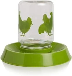 Lixit Reversible Waterers And Feeders For Chickens And Wild Birds (128 Ounce (Pack Of 2)) -Zoo Shop 41r3jak8KL. AC