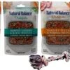 GENERIC Natural Balance Platefulls Wet Dog Food 3 Flavor Sampler - (1) Each: Tender Beef Potato, Harvest Chicken Rice, Savory Duck Pumpkin (9 Ounces) - Plus Rope Toy And Fun Facts Booklet Bundle -Zoo Shop 41rTBY6EfTL